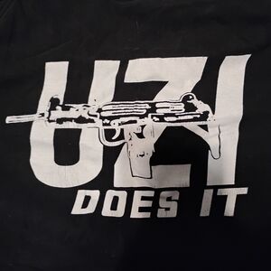 Black Graphic Tank Top